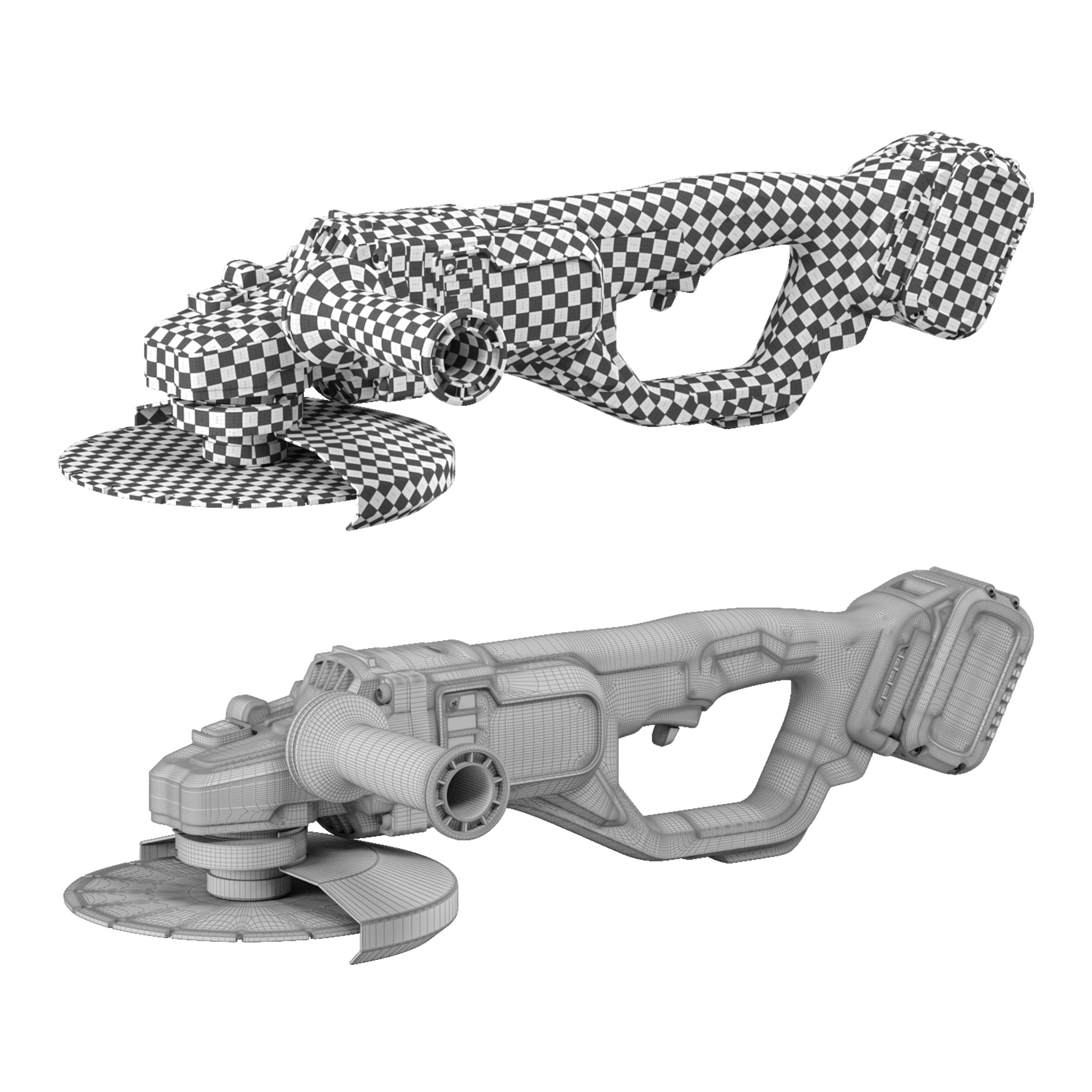 Dewalt DCG460B 60V MAX Brushless 3D model_6