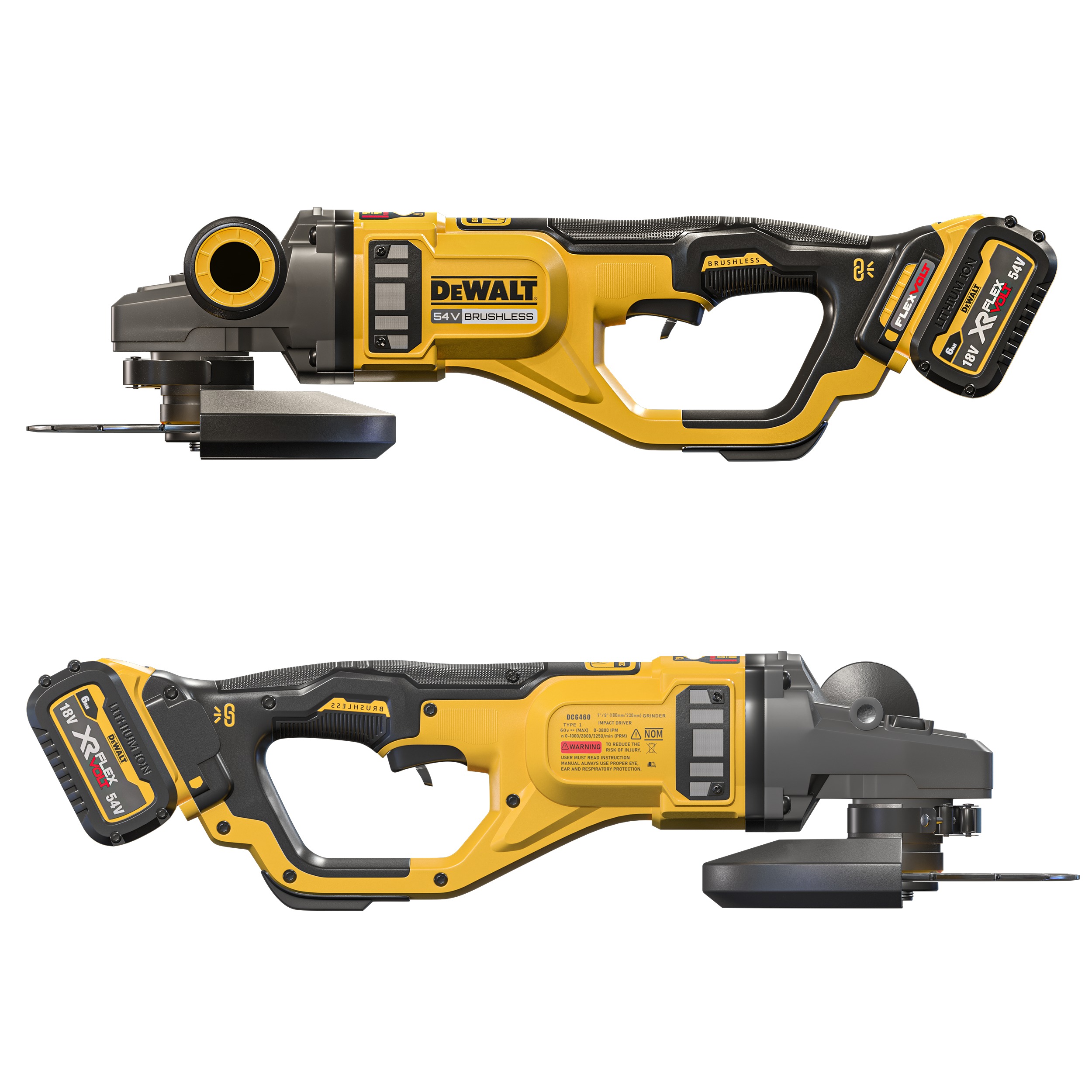 Dewalt DCG460B 60V MAX Brushless 3D model_3