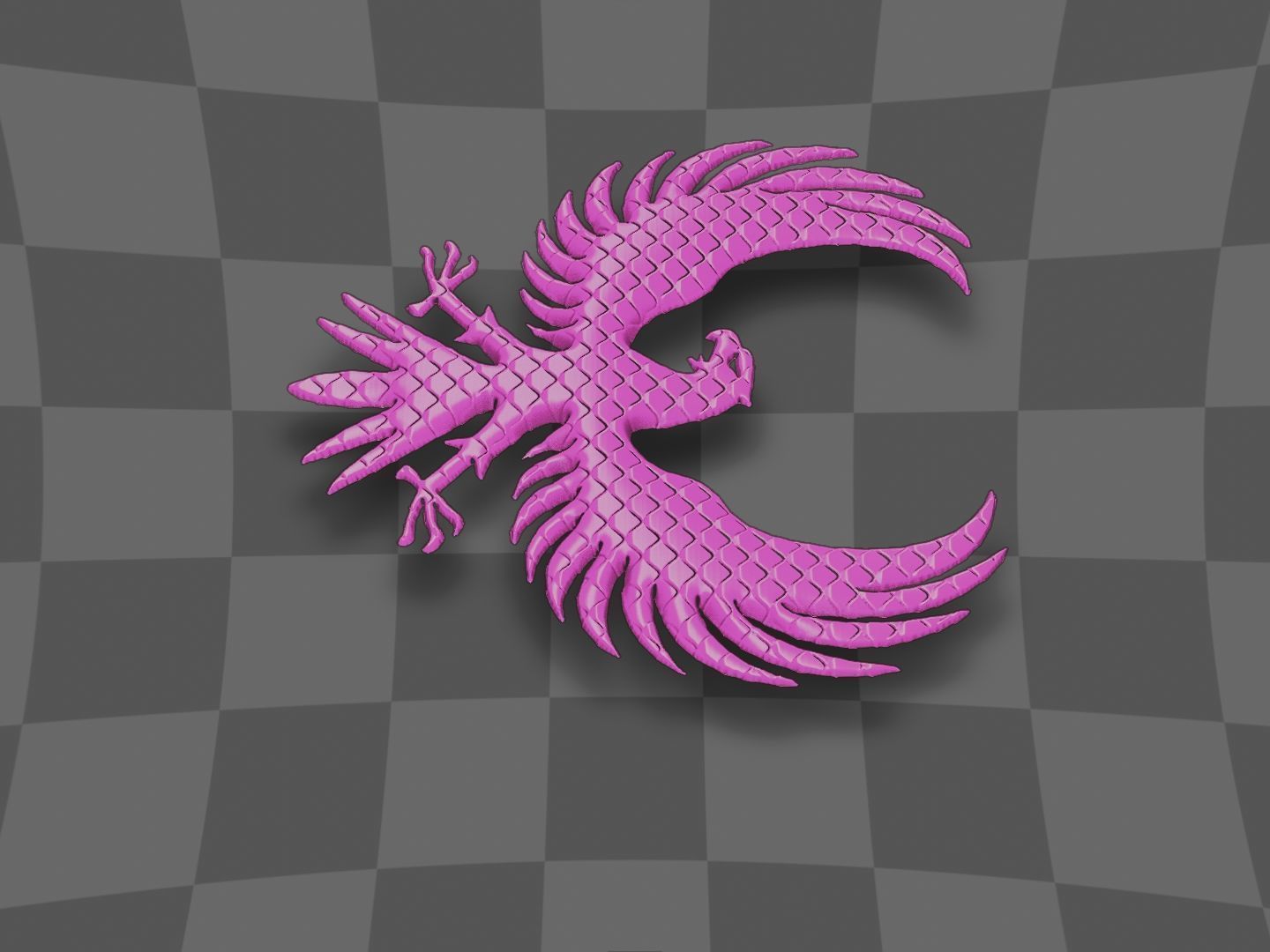 Eagle for 3D printing and CNC 3D print model 3D print model_12