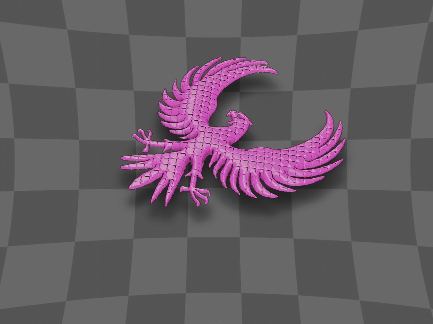 Eagle for 3D printing and CNC 3D print model 3D print model_6