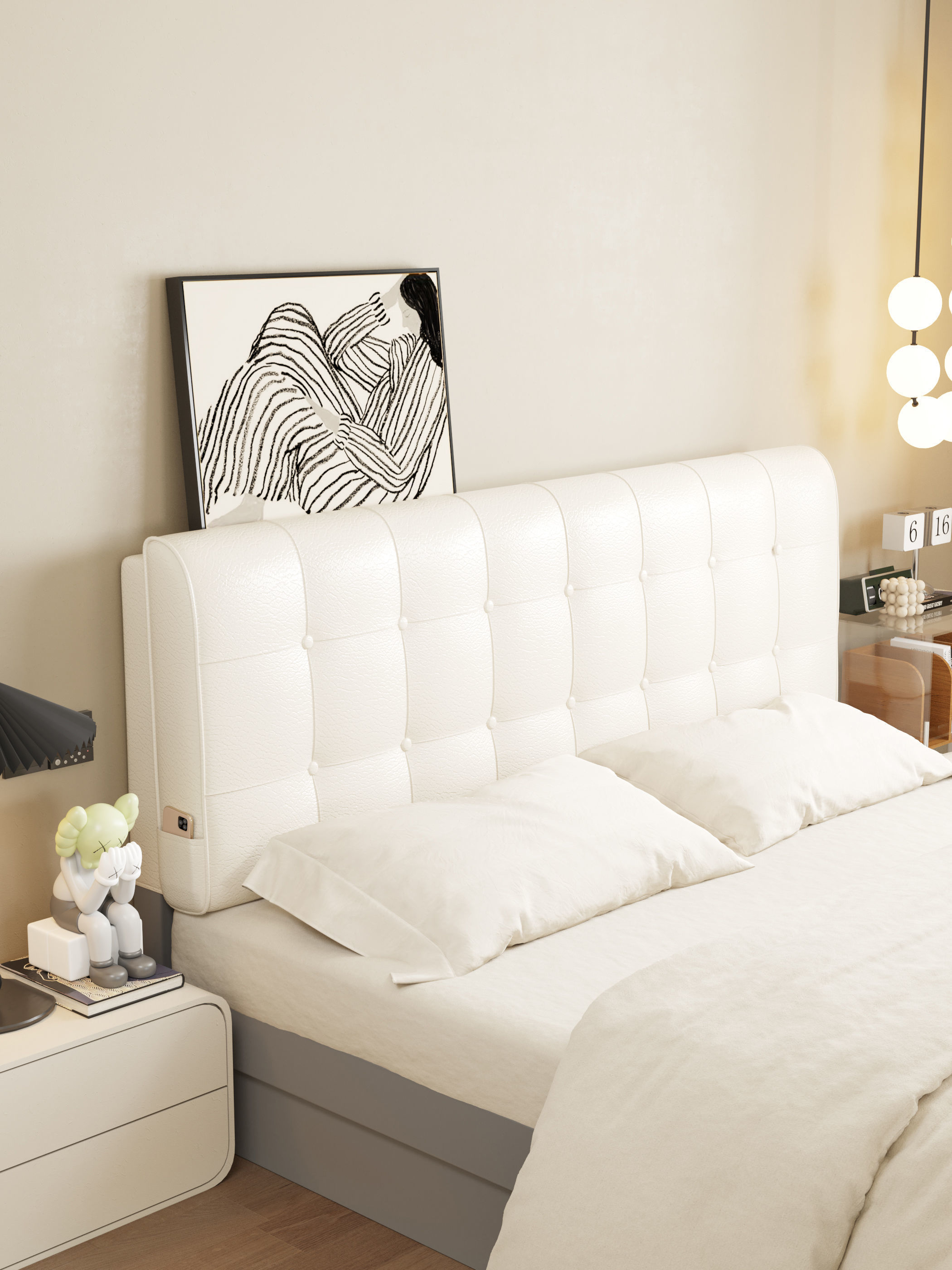 Modern Master Bedroom 3D model_4