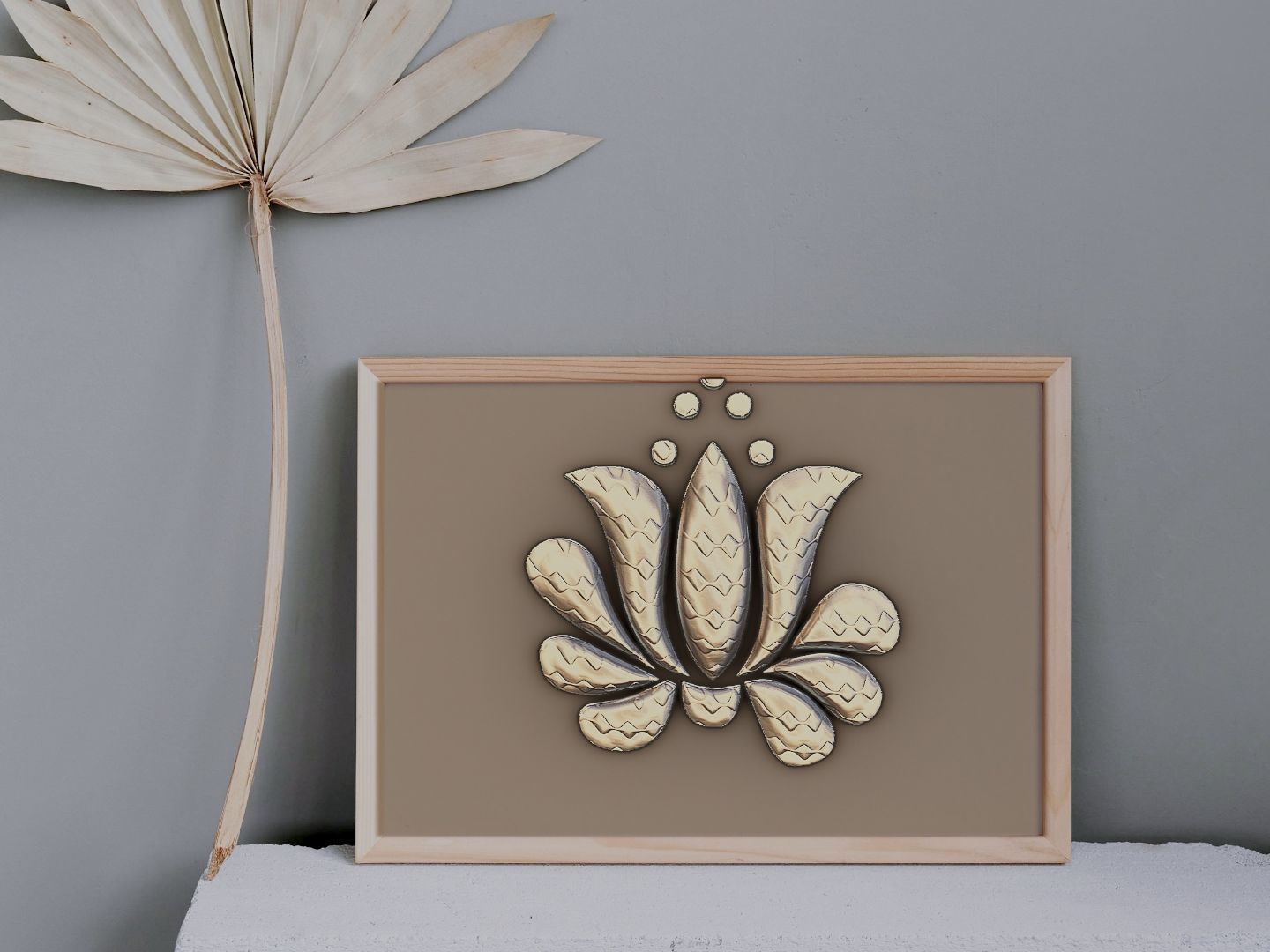 Flower for 3D printing and CNC 3D print model 3D print model_1