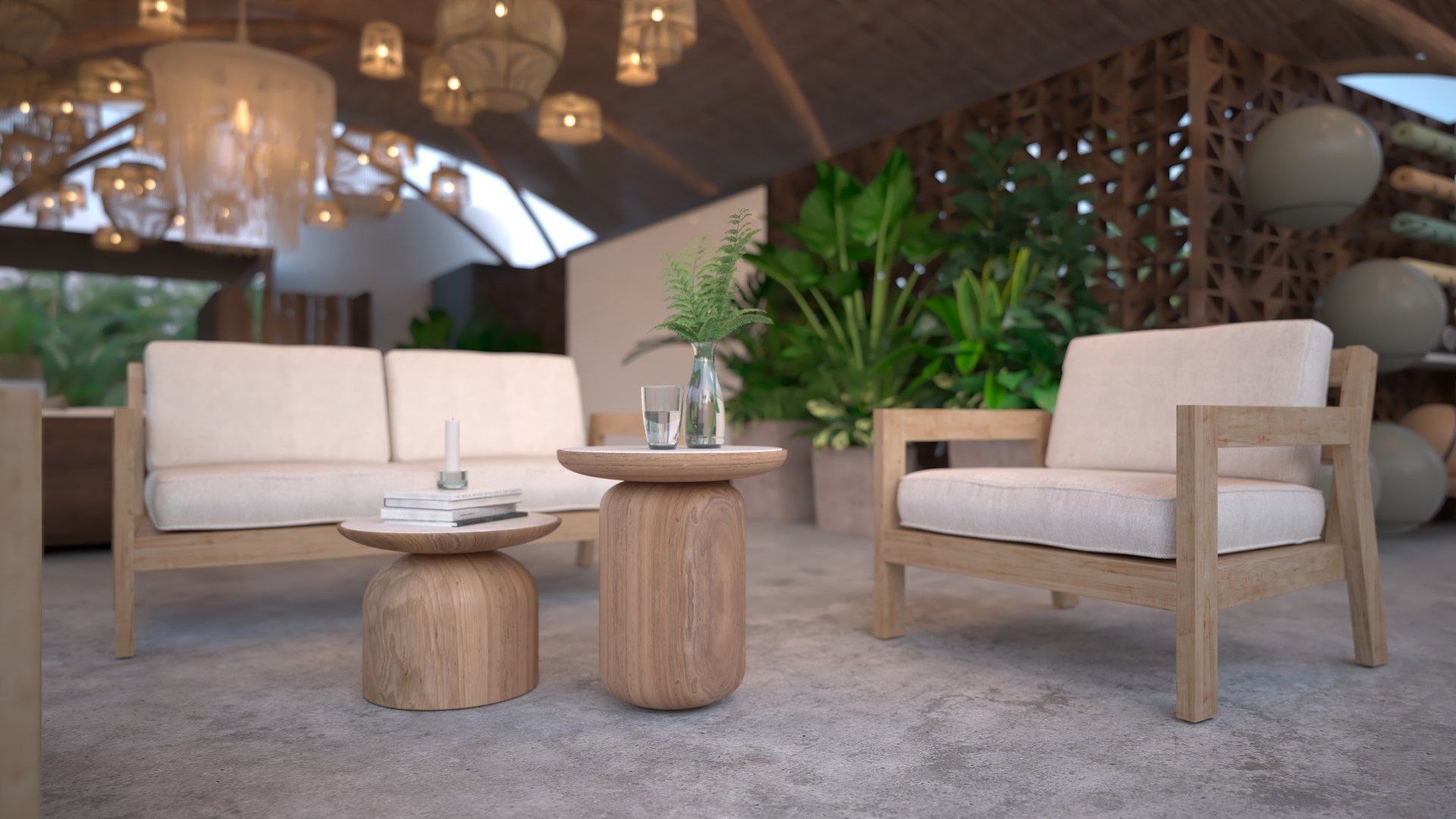 Coffee Bomb Rocket Tables 3D model_3