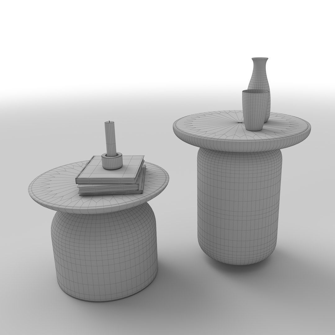 Coffee Bomb Rocket Tables 3D model_5