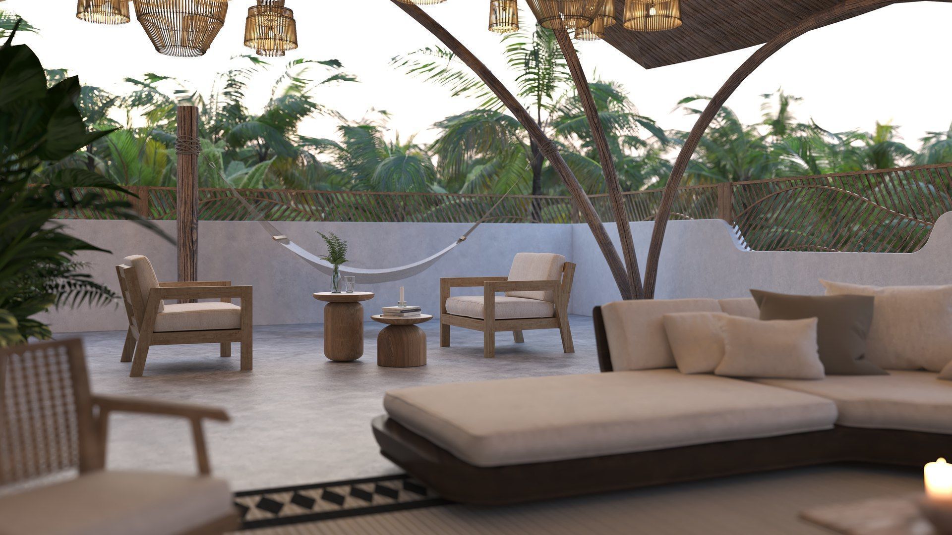 Coffee Bomb Rocket Tables 3D model_4