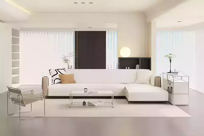 Industrial Living Interior scene