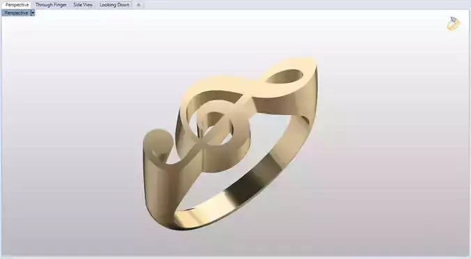 unique sol key ring for music lovers