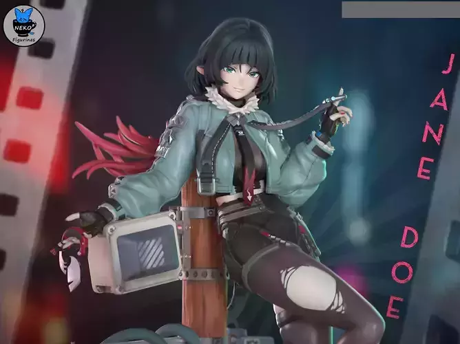 Jane Doe - Zenless Zone Zero Game Figure for 3D Printing 3D print model