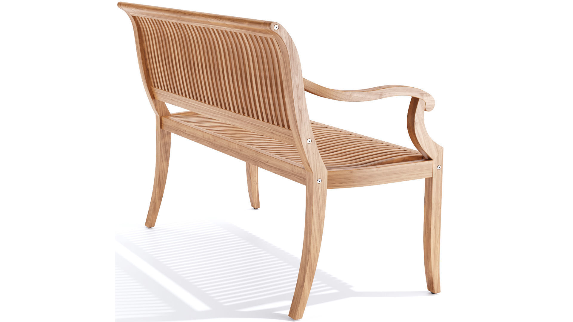 Palm Bench 3D model_3