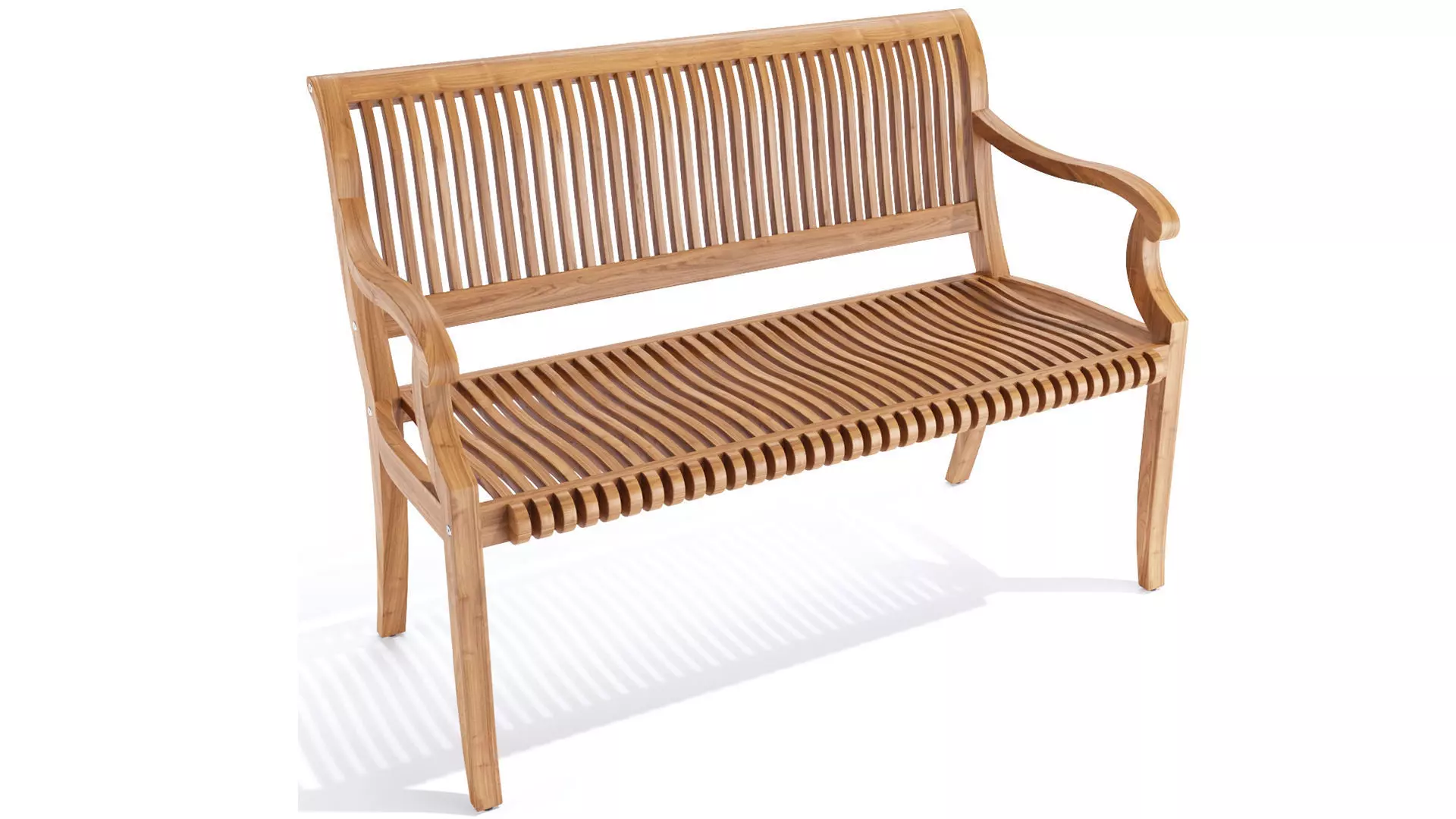 Palm Bench 3D model_0