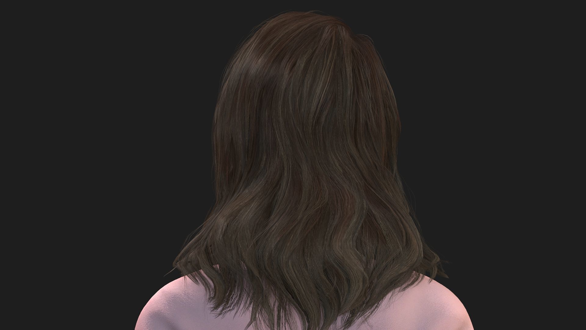 Game and animation ready girl character 3D model_5
