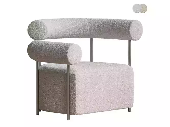 Solitude Lounge Chair 3D model