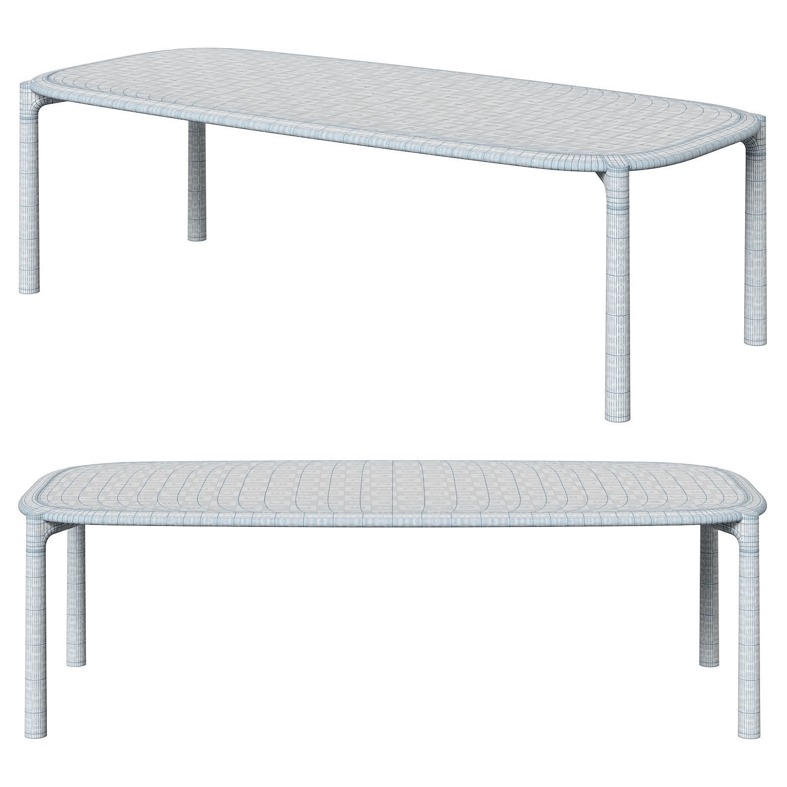 Roche Bobois dining table Elanta 3D model_5