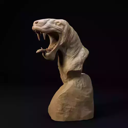 Inostrancevia bust - pre supported