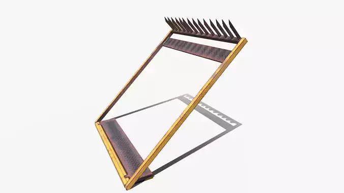 Spike Trap 5 Low-poly 3D model