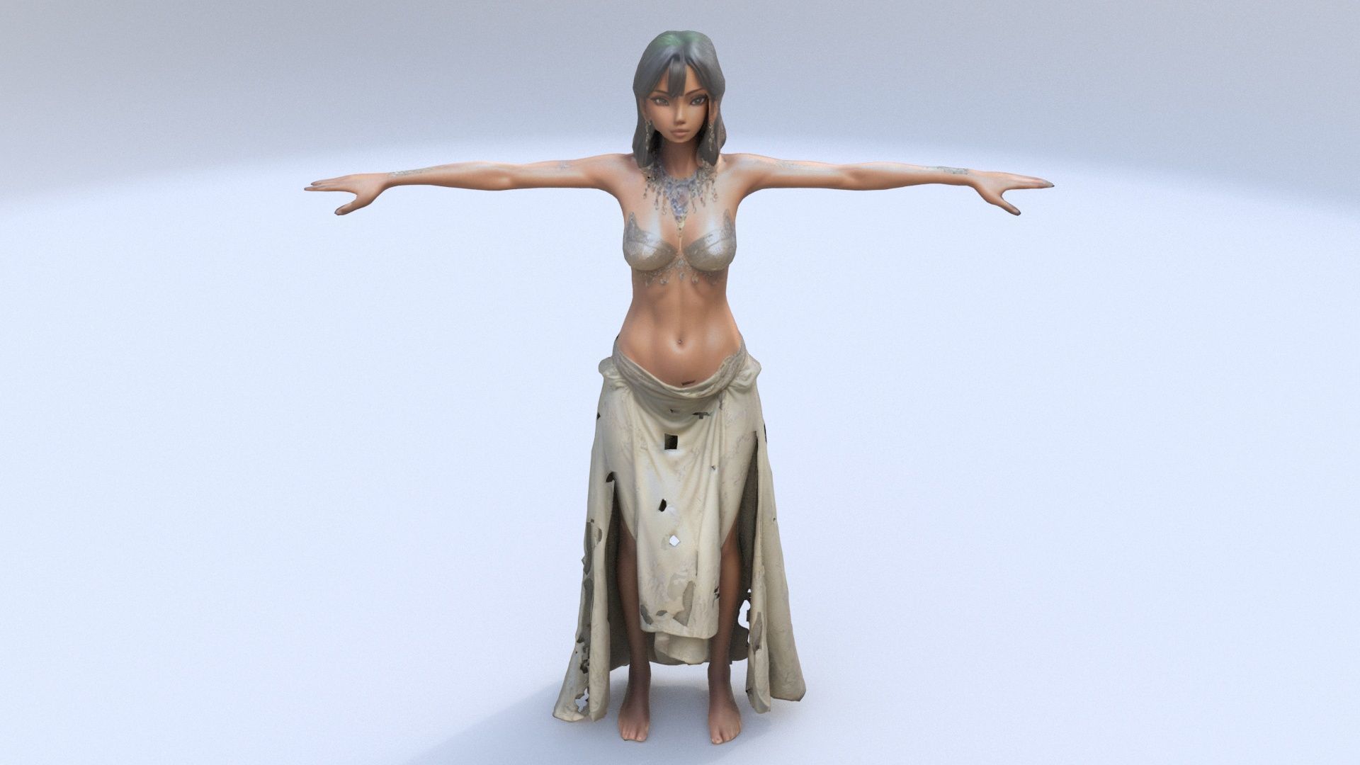 Arabian Princess 3D model_1