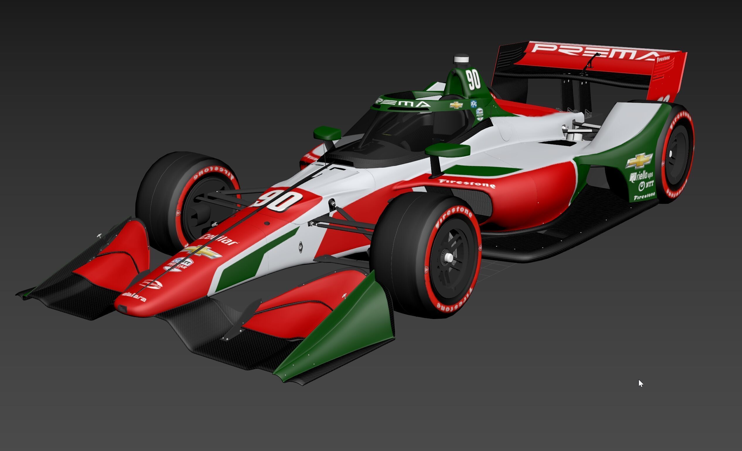 Indycar Prema Road version 2025 3D model_14