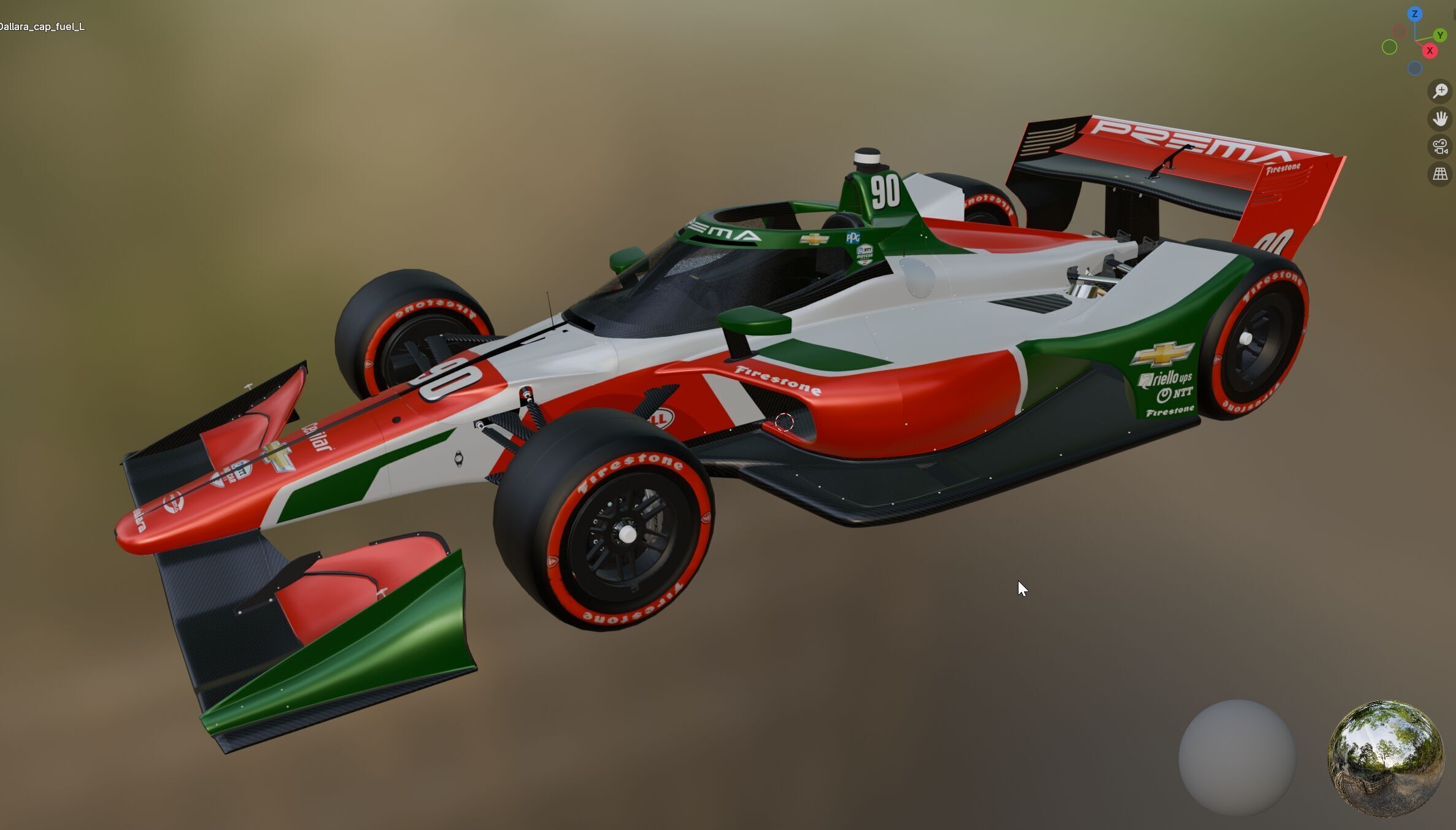 Indycar Prema Road version 2025 3D model_16