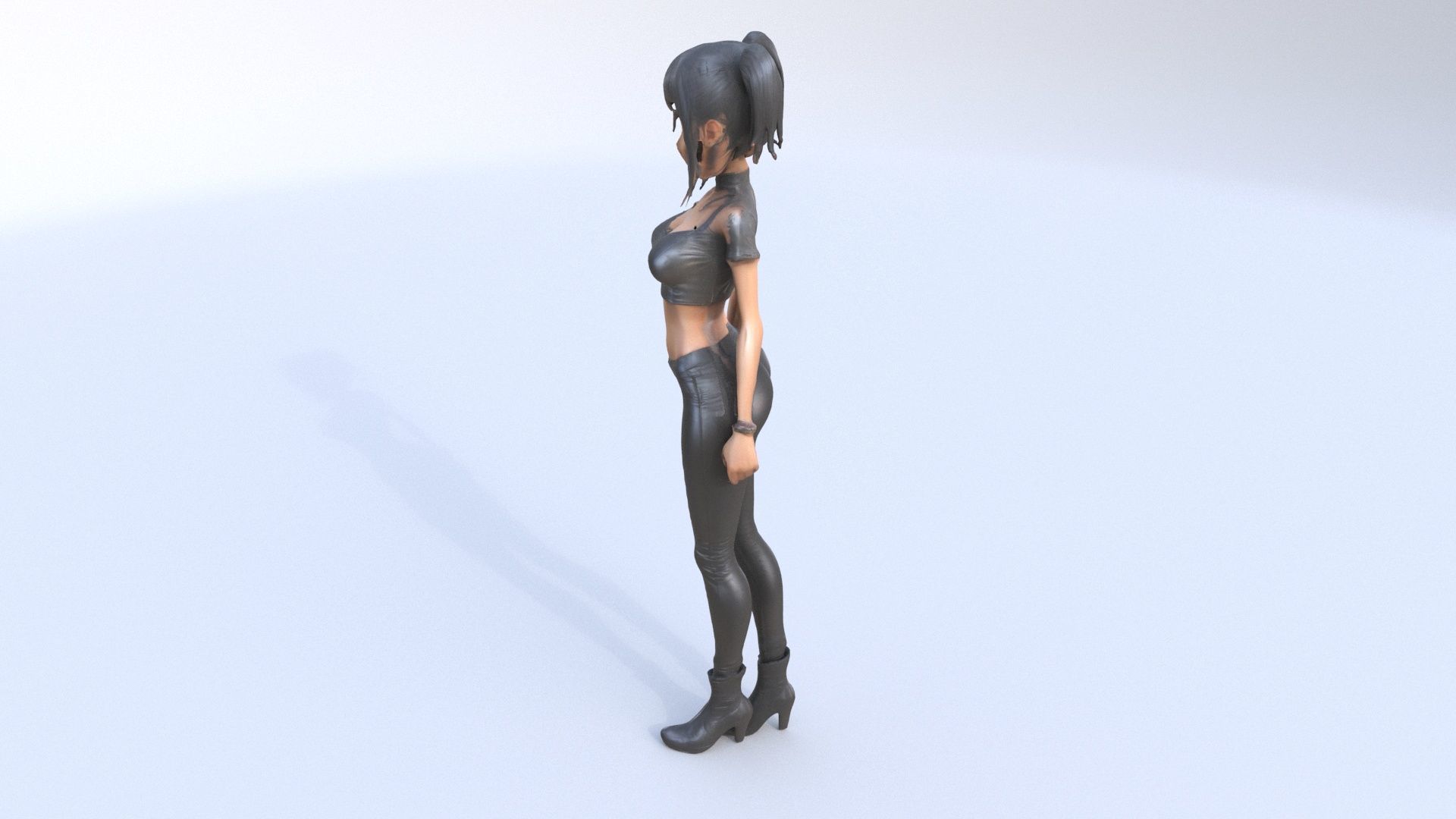 Modern Powerhouse 3D model_2