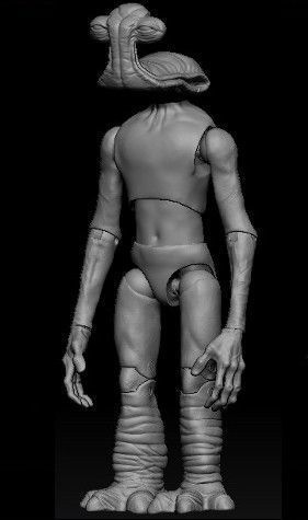 Ithorian  Action Figure - Star Wars Action Figure - custom 3D print model_5