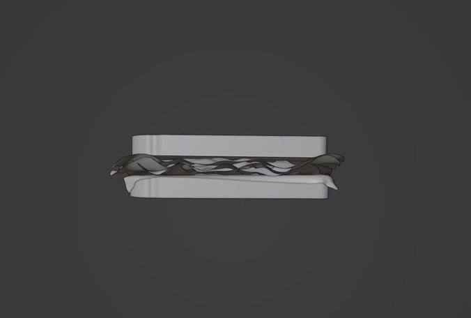Sandwich 3D Low-poly 3D model 7