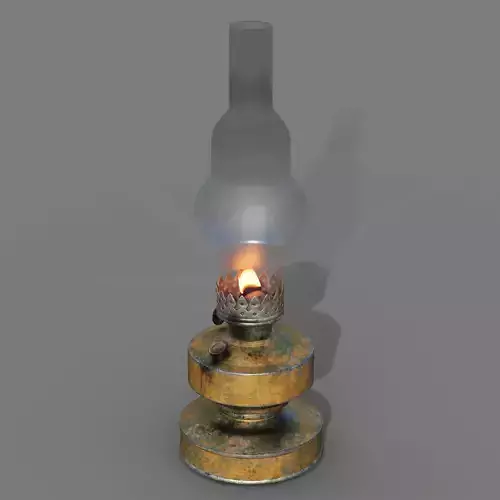 Realistic Oil Lamp