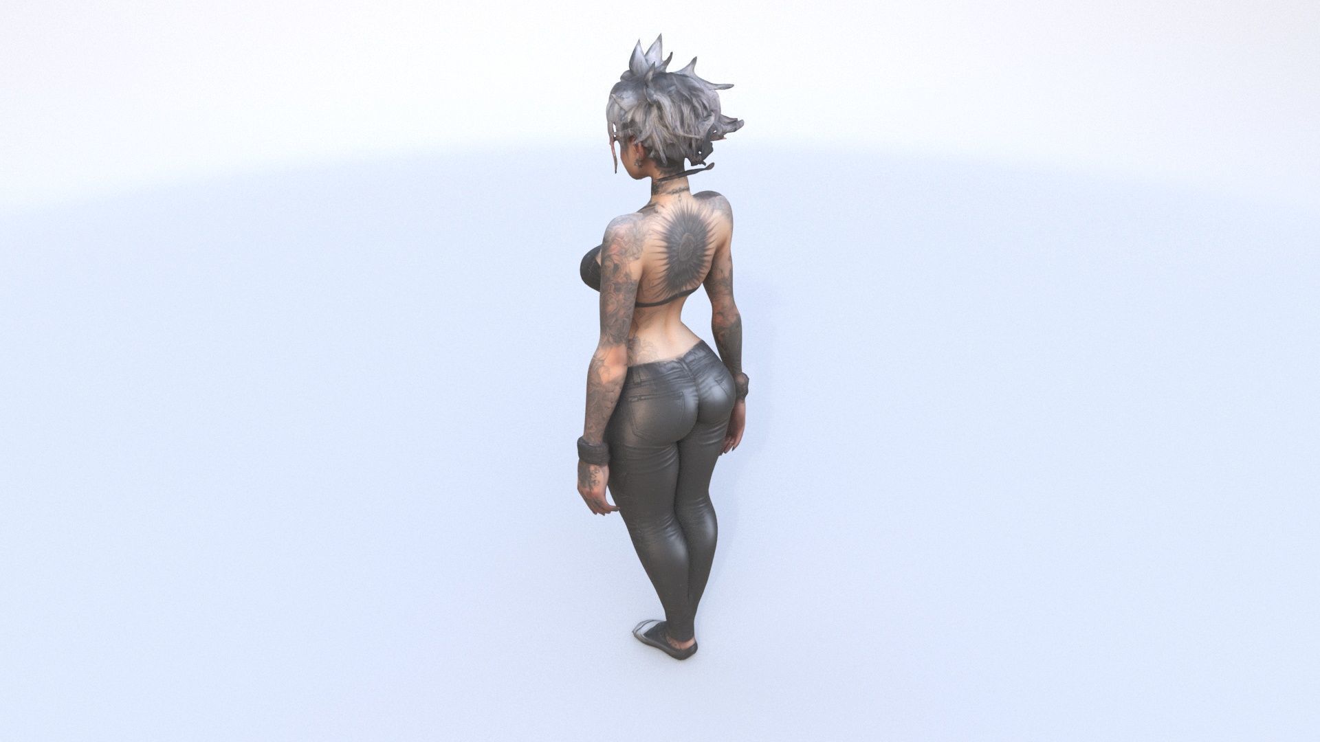 Punk Princess 3D model_3