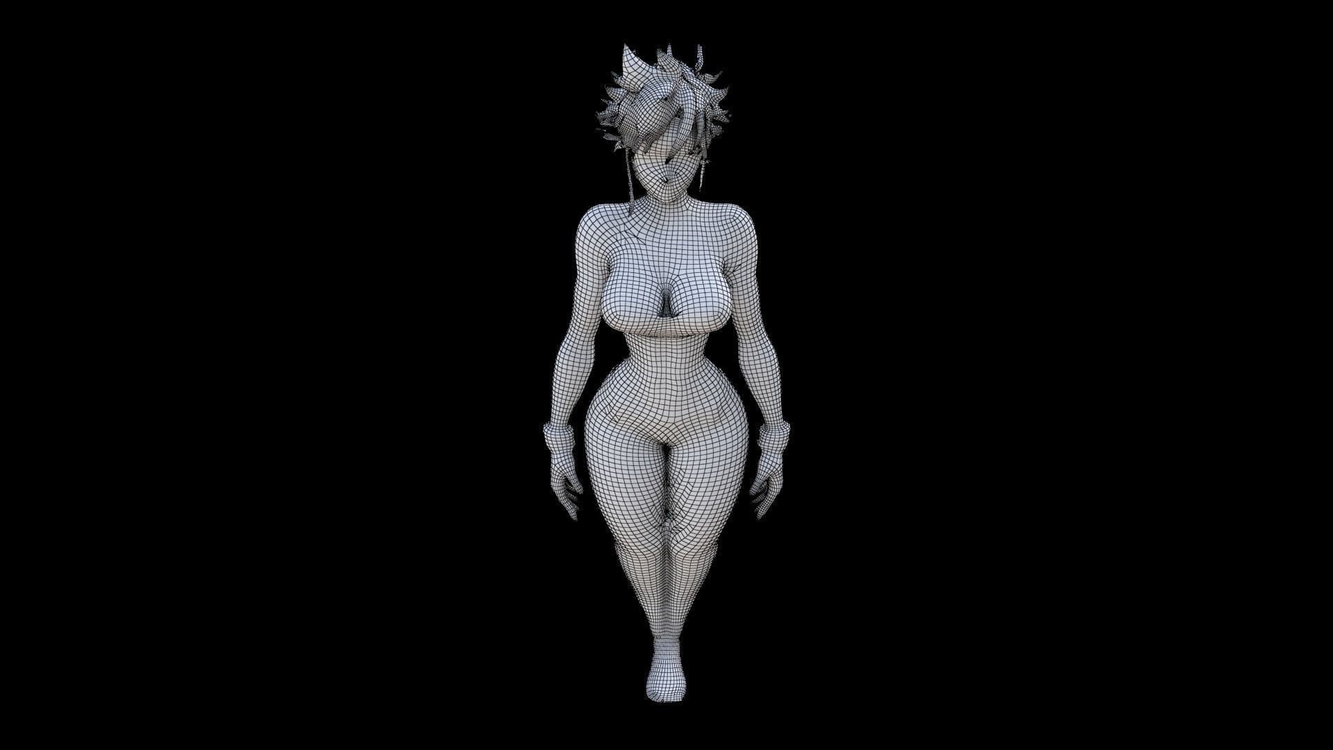 Punk Princess 3D model_6