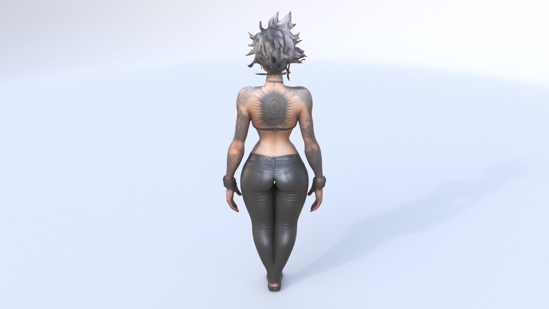 Punk Princess 3D model_4