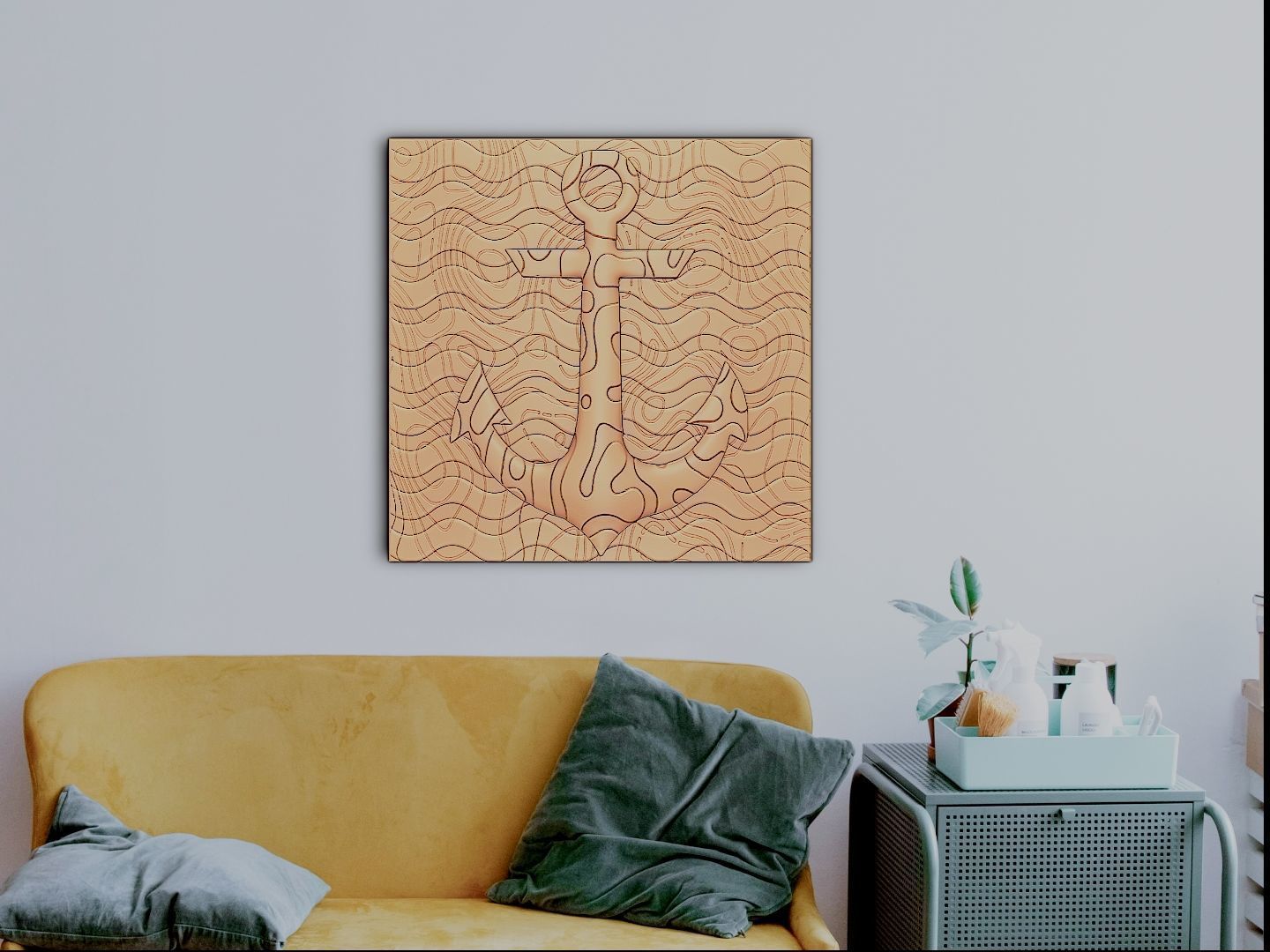 Anchor for CNC and 3D printing 3D print model_3