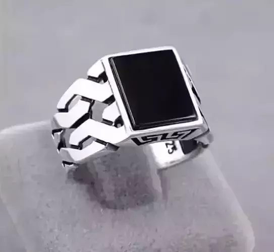 Signet Ring for Men 3D print model