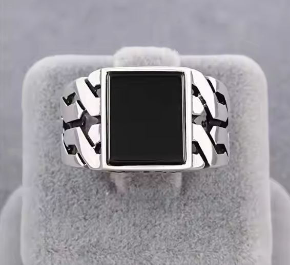 Signet Ring for Men 3D print model 3D print model_1