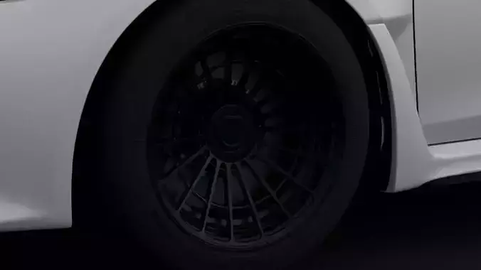 Rotiform LAS-R Aftermarket Wheel Low-poly 3D model