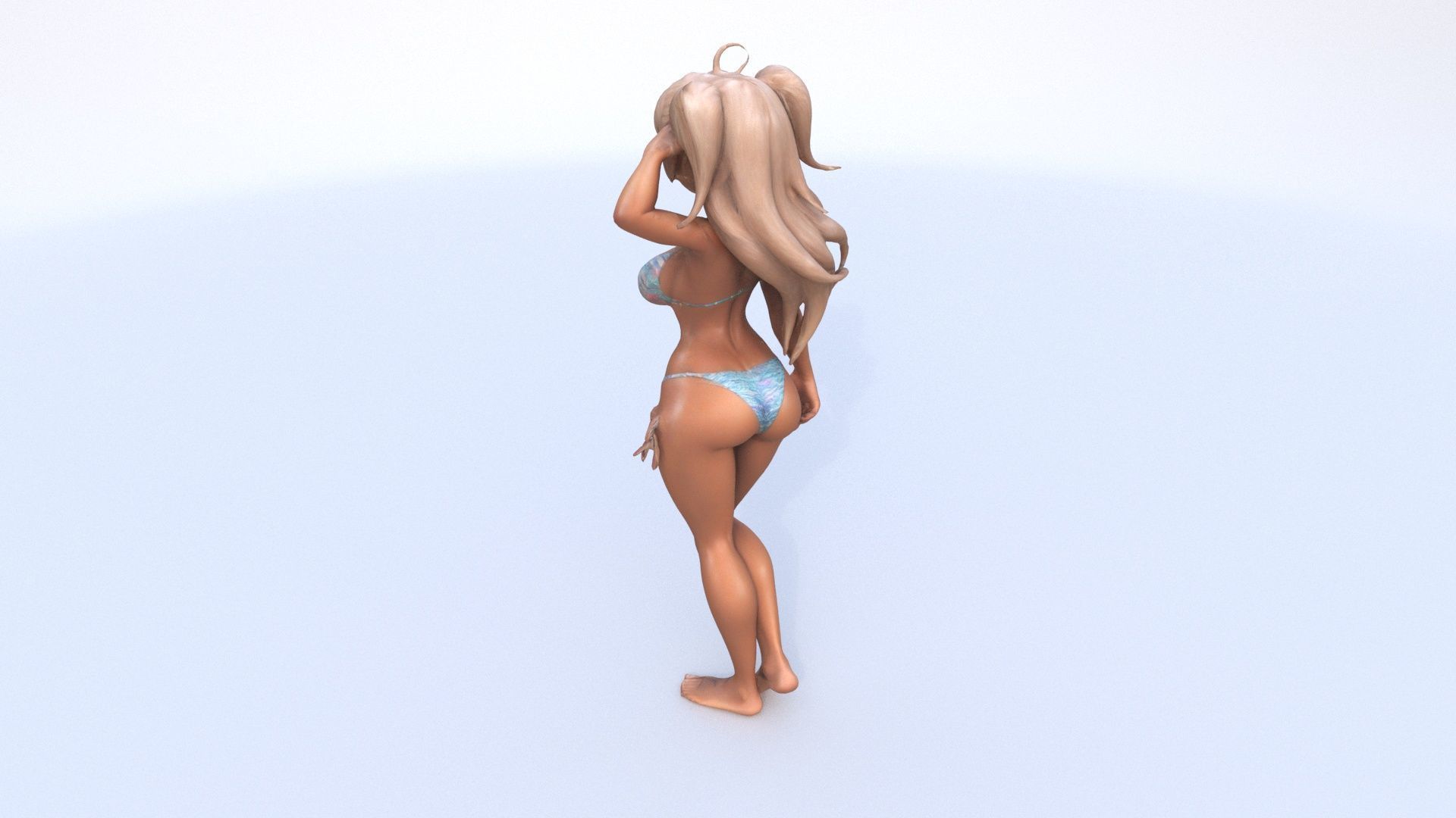 Surfer Girl 3D model_3