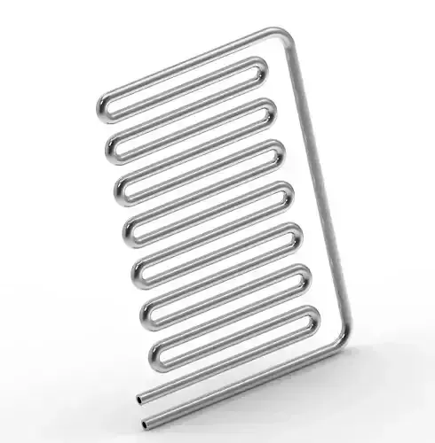 Refrigerator Condenser Coil 3D print model