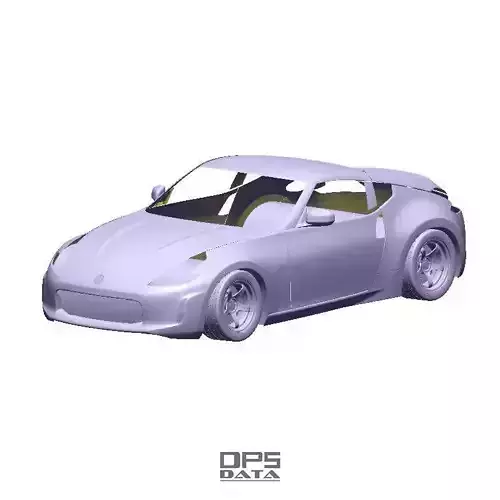 370Z Z34 Full Exterior Mesh Model - 3D Laser-Scanned 3D model