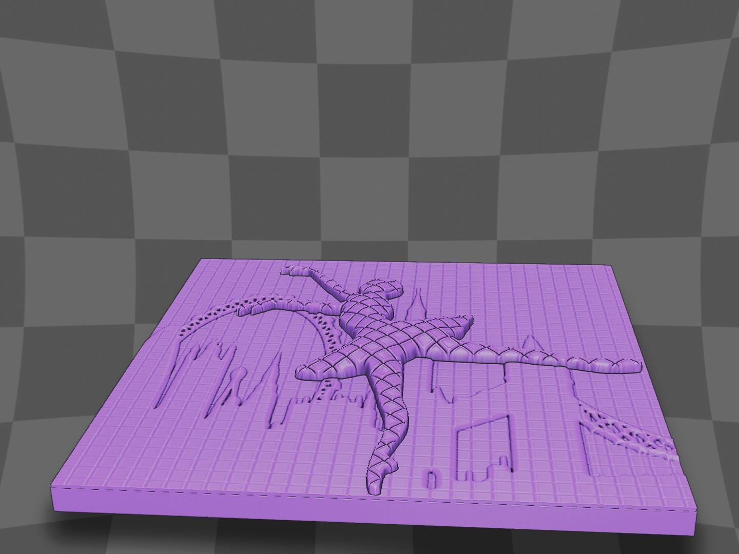 Ballet dancer for 3D printing or CNC 3D print model_4