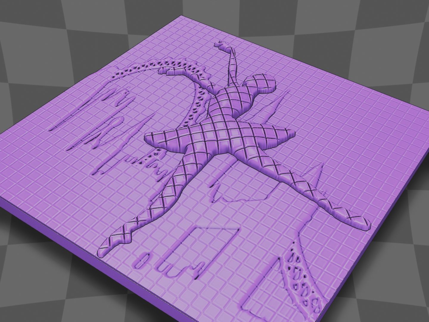 Ballet dancer for 3D printing or CNC 3D print model_8