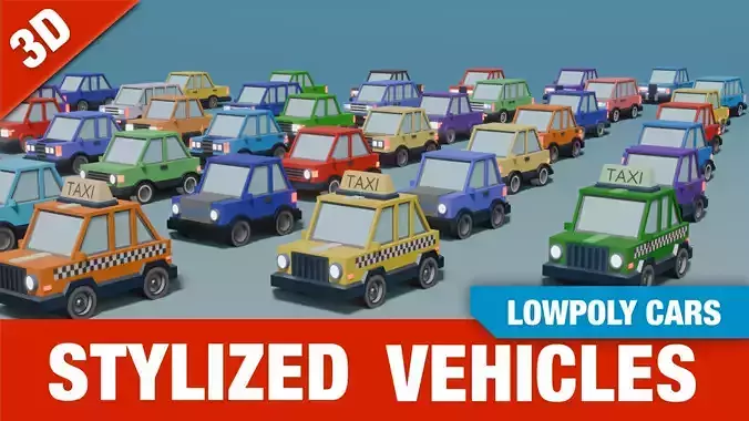 Stylized vehicle by Asterman Low Poly