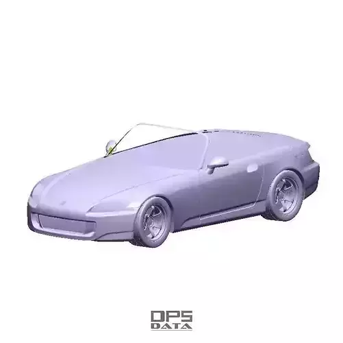 S2000 AP2 Full Exterior Mesh Model - 3D Laser-Scanned 3D model
