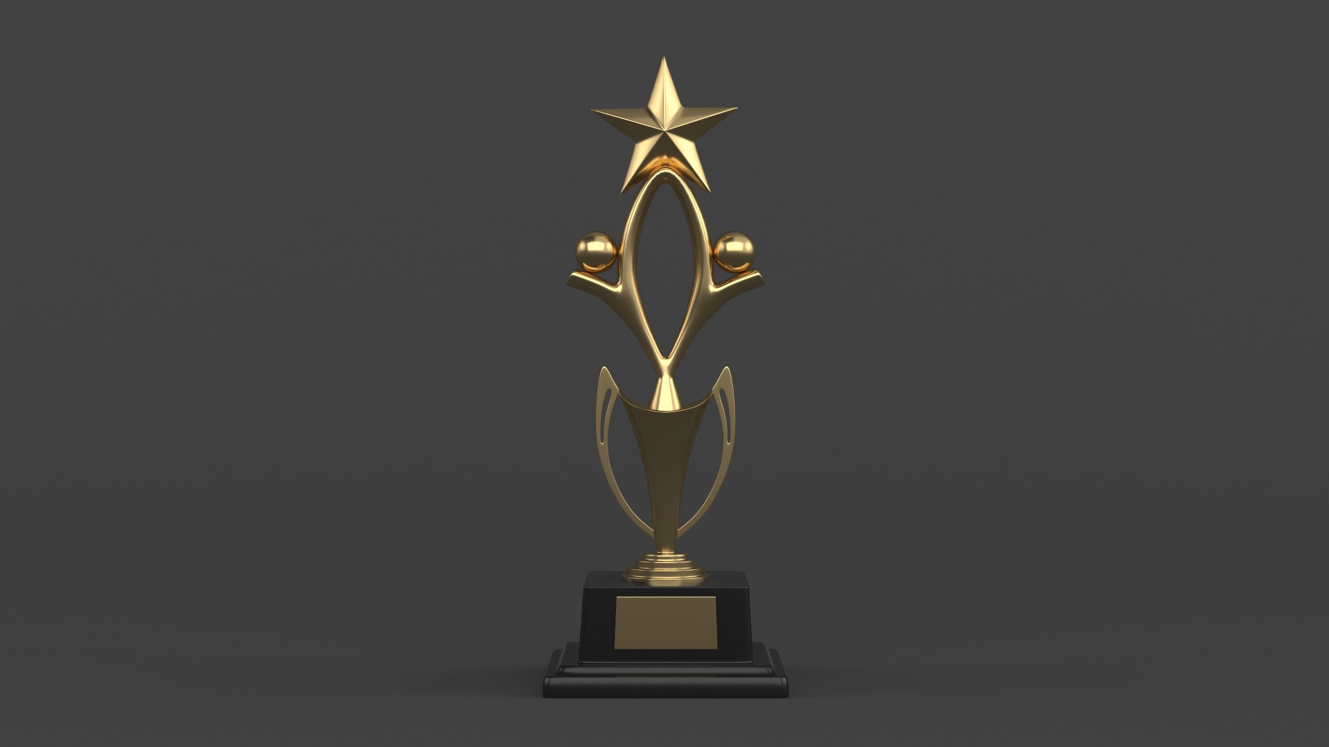 Trophy Cups 3D model_3