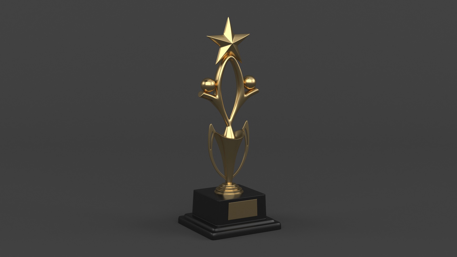 Trophy Cups 3D model_4