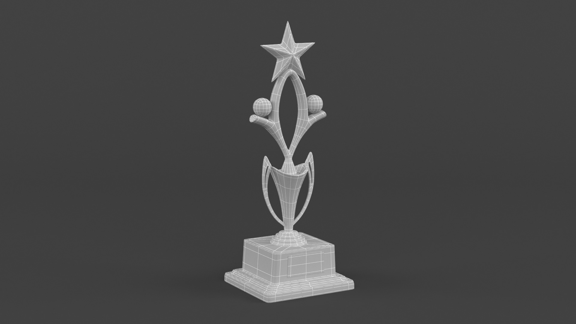 Trophy Cups 3D model_11