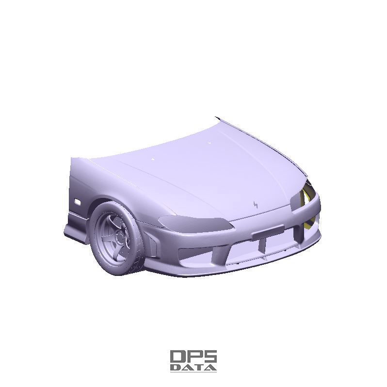 S15 Spec R Front Exterior Mesh Model - 3D Laser-Scanned 3D model_1