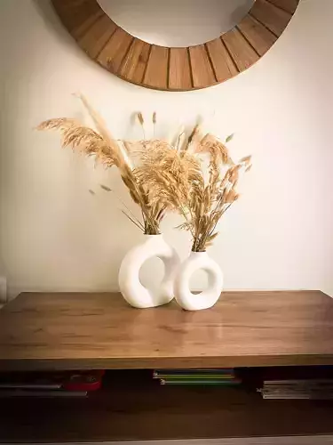 Donut Vase Boho Style 2 Size 3D print model