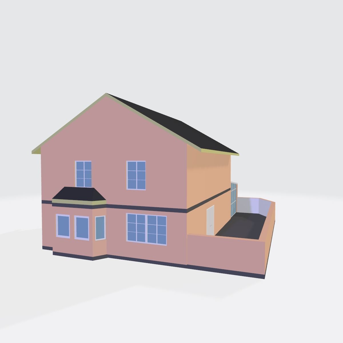 House Building 3D print model_7