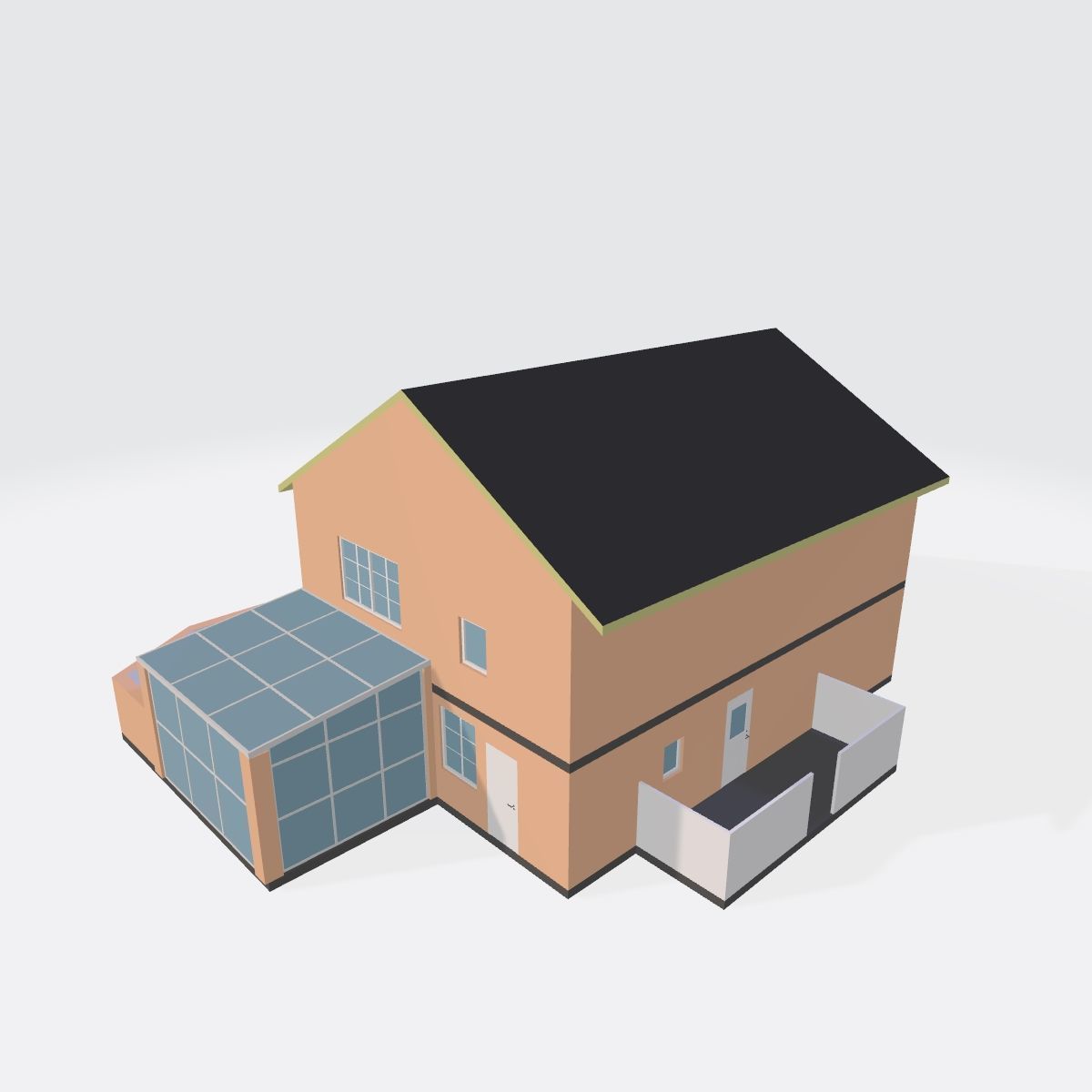 House Building 3D print model_10