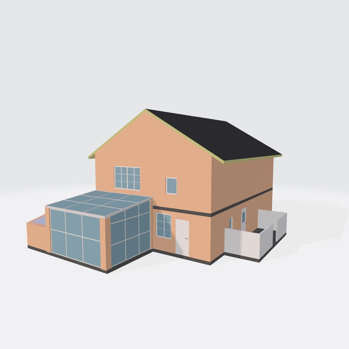 House Building 3D print model_9