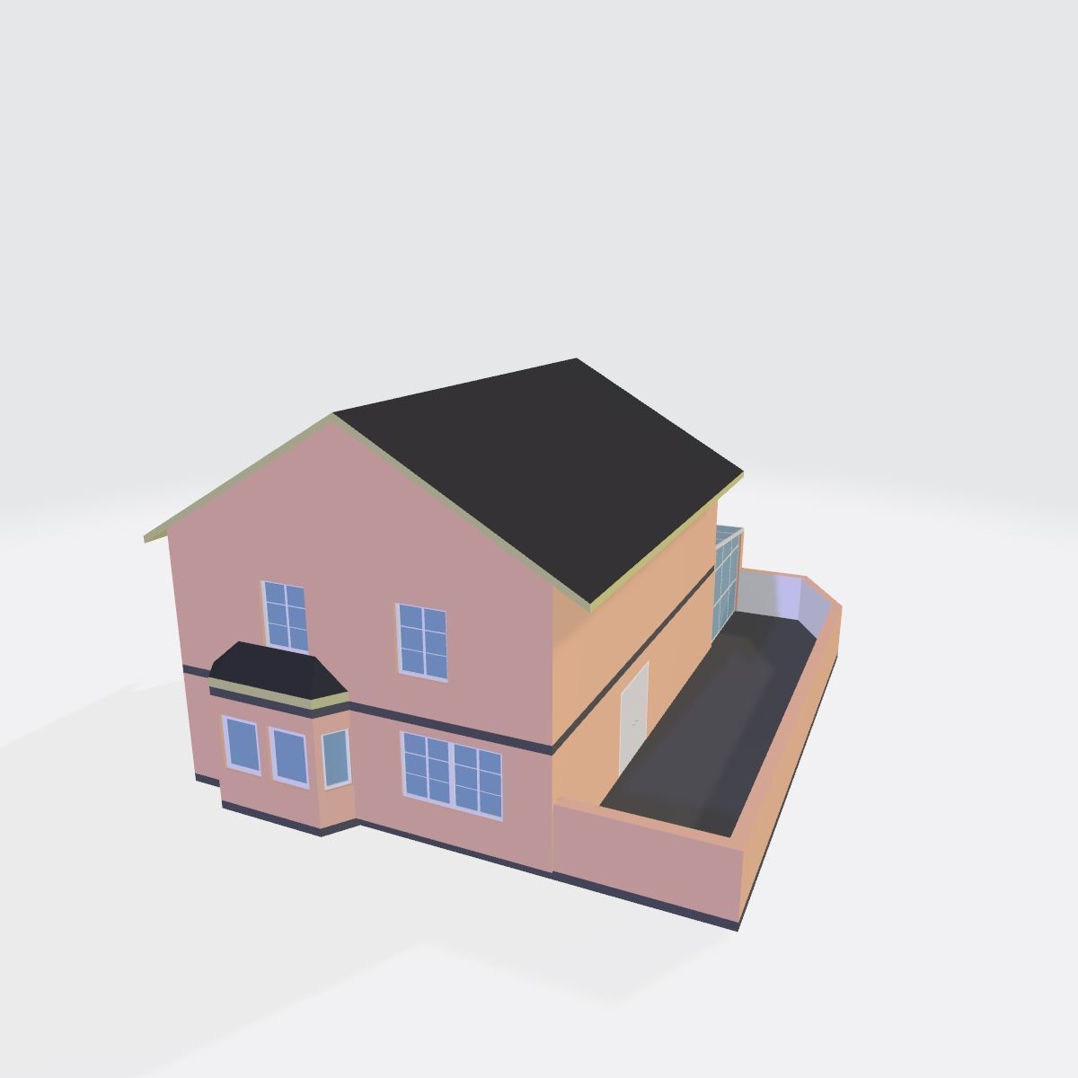 House Building 3D print model_2