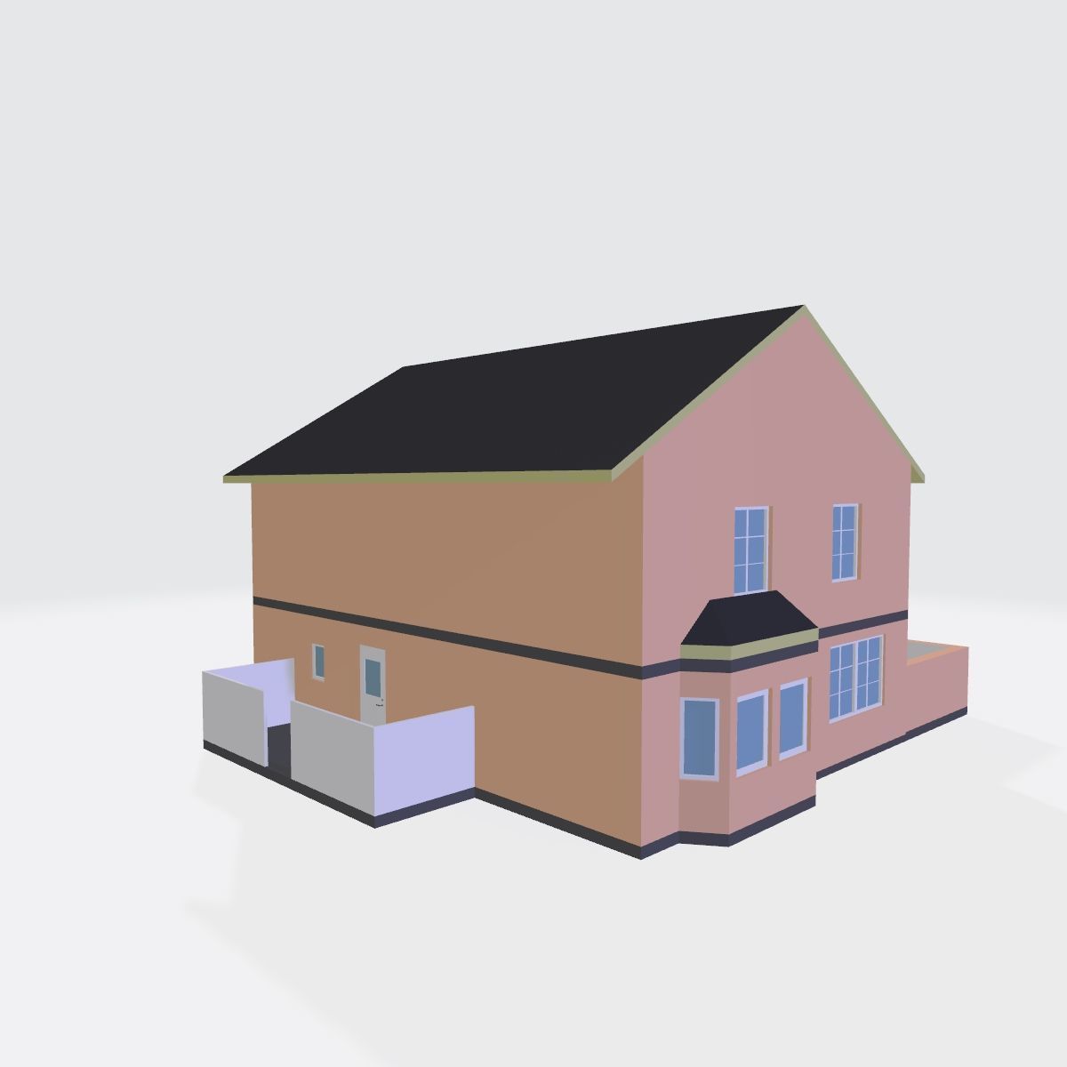 House Building 3D print model_8